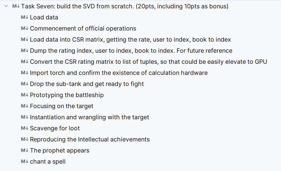 Recommendation System Outline